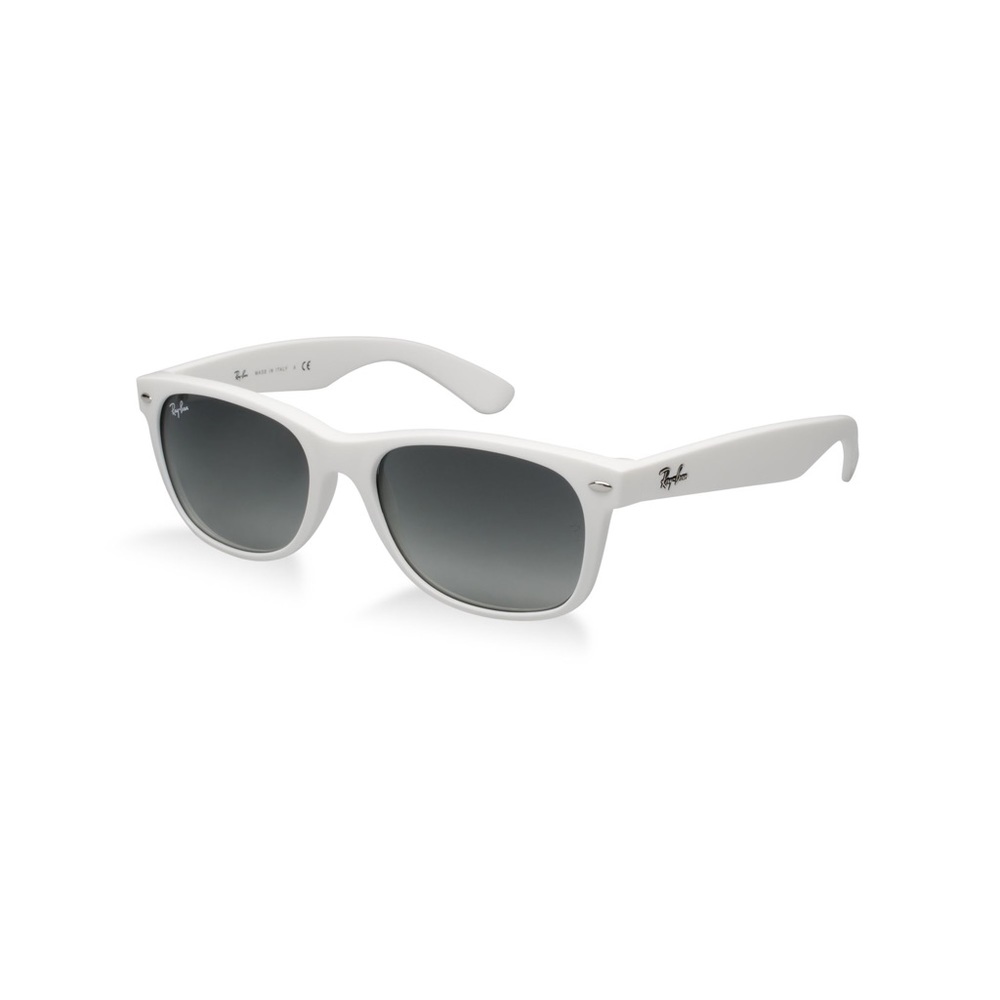 White RayBan wayfarer sunglasses